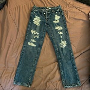 GARAGE Ex-Boyfriend Blue Ripped Jeans